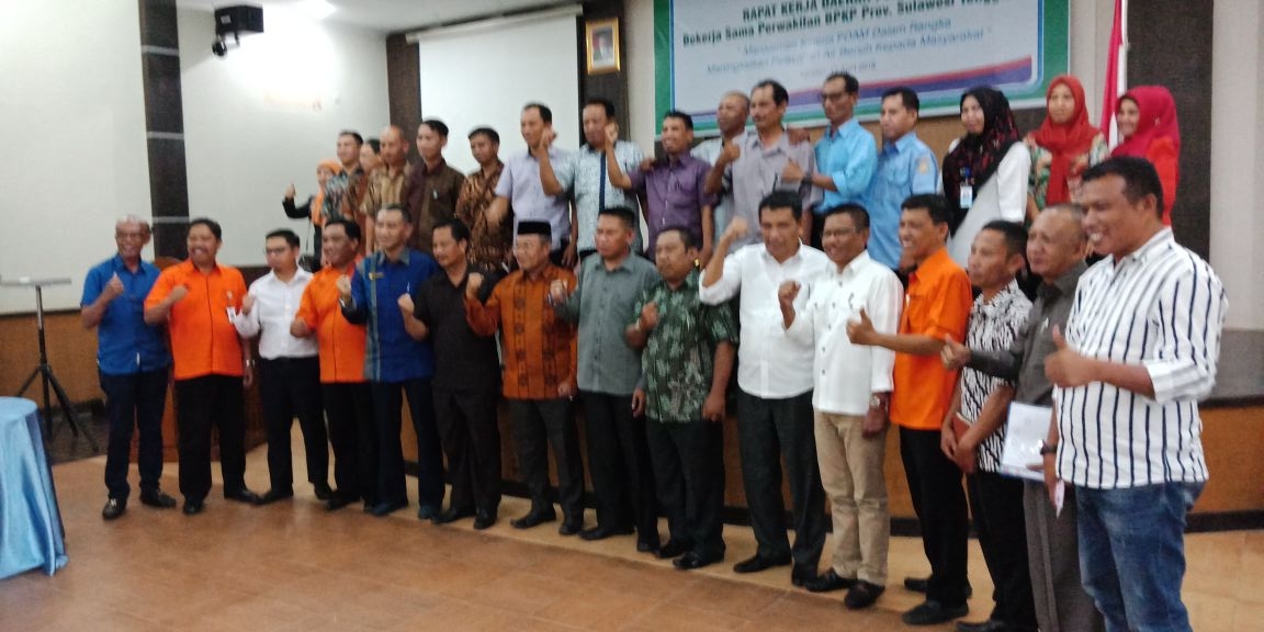 Foto Bersama Peserta Rapat Kerja DPD Perpamsi Sulawesi Tenggara